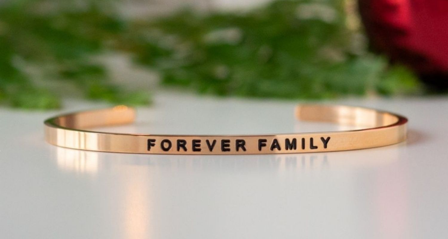 The Inspiration Co. ''Forever Family'' Gemstone Beaded Bracelet at Von Maur
