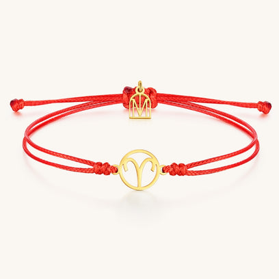 Aries Zodiac Thread Bracelet