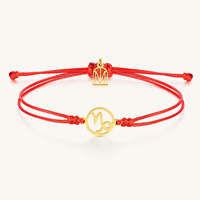 Capricorn Zodiac Thread Bracelet