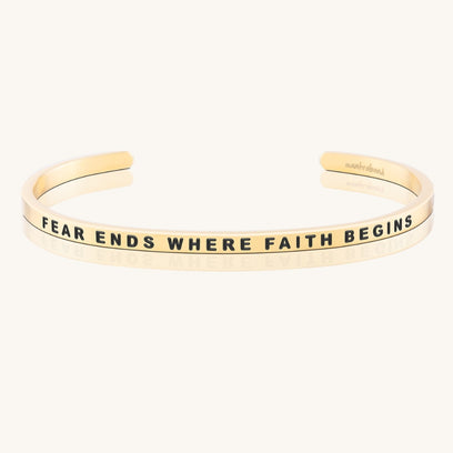 Fear Ends Where Faith Begins