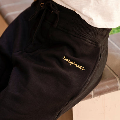 Happiness Black Pants - Organic Cotton