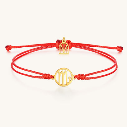 Scorpio Zodiac Thread Bracelet