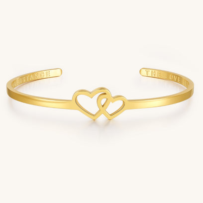 The Love Between A Mother And Daughter Knows No Distance - Heart Bracelet